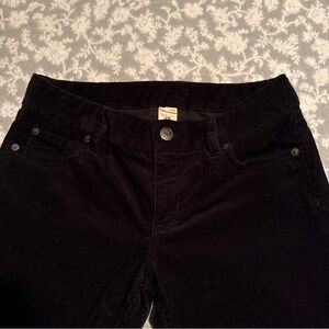 J. Crew black Corduroy Pants size 4